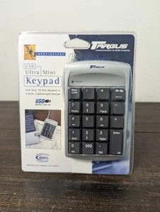 New Factory Sealed TARGUS Ultra Mini USB Keypad 19 Key Fast Shipping - Picture 1 of 2