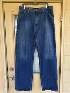 Nautica Jeans Mens 36x34 Blue Straight Wide Loose Carpenter Baggy Y2K Skater - Picture 1 of 14