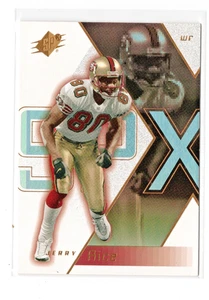 2000 Upper Deck SPx Jerry Rice #76 - San Francisco 49ers HOF Legend Raiders - quasi nuovo - Foto 1 di 2
