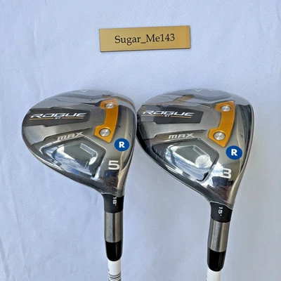 Callaway ROGUE ST MAX Fairway Wood 3w 5w 2Set TENSEI BLUE CR Regular Flex Carbon - Image 1 of 4
