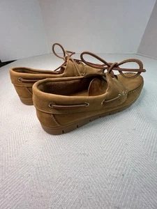 3Denari Positano Italy Lt Brown Suede Loafer Boat Shoe Deck Men’s 42/12 No Box - Bild 1 von 9
