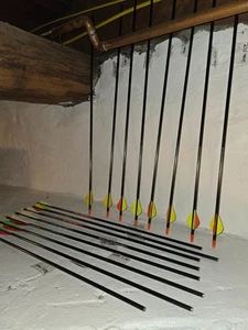 16 PACK Youth Compound Hunting Arrows - 26-28 inches, EASTON AND BEMEN BRAND - Picture 1 of 4