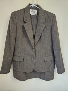 Damen Anzug Set Größe 12 Petites Farbe Braun - Bild 1 von 5