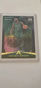 2017-18 Panini Ascension Blue #15 Jaylen Brown /125 - Picture 1 of 2