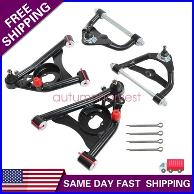 Fit For Chevrolet El Camino 1978-1987 Tubular Control Arms, Upper and Lower Kit - Изображение 1 из 4
