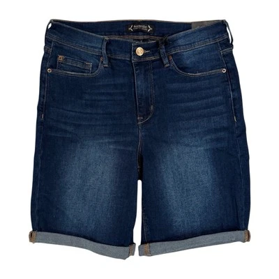 NEW Nanette Lepore Belle High Rise Denim Bermuda Shorts Size 6 Jean Effortless - Image 1 of 4