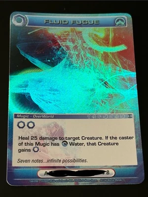 Chaotic TCG Secrets Of The Lost City Alliances Unraveled FLUID FUGUE Mugic - Image 1 of 2
