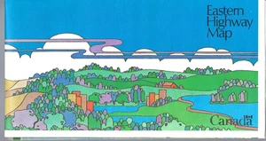 Vintage 1974 Canada Eastern Highway Map - Picture 1 of 1