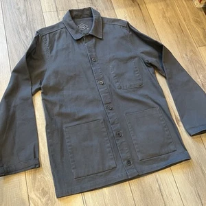 Chaqueta de cometa Alex Crane para hombre gris medio de lona - Imagen 1 de 5