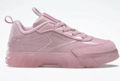 Zapatos informales Reebok Classics Club C Cardi rosa talla 2 para niñas pequeñas  Foto 1 de 4