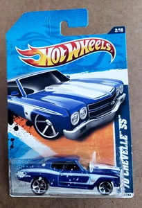 2011 Hot Wheels '70 CHEVELLE SS Metallic Blue Muscle Mania Series #2/10 1:64 102 - Bild 1 von 13
