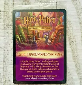 Harry Potter Promo Pack KARTE Welchen Zauber würden Sie verwenden? WOTC VERSIEGELTER FILM - Bild 1 von 2