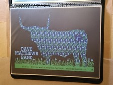 DAVE MATTHEWS BAND POSTER WOODLANDS TX CYNTHIA WOODS MITCHELL PAVILLION 5/18/12