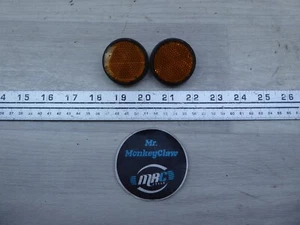 1980 Kawasaki KZ650 LTD K845) left and right front amber reflectors set - Picture 1 of 12