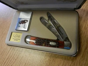 1997 Case/Zippo Turkey Commemorative Knife/Lighter Set 1/750 Made New #254 Unuse - Picture 1 of 4