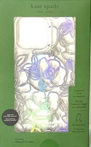 Kate Spade Hardshell MagSafe Case For iPhone 15 Pro Max 6.7" - Modern Floral - Picture 1 of 1