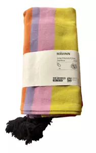 Brand New IKEA MAVINN Throw Striped Multicolor 110x170 cm (43x67 ") 905.749.56 - Picture 1 of 6