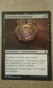 MTG Cartouche of Ambition - Enchantment Aura (Magic the Gathering card) - Picture 1 of 1