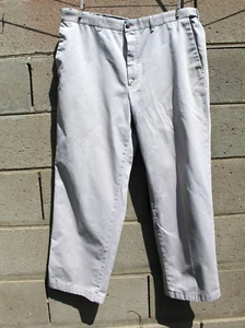 Haggar khaki pants 40 x 31 Expandable waist work Preppy Seamstress Q $70 OFFER - Bild 1 von 14