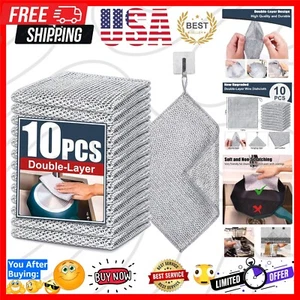 Newly upgraded 3-layer metal dishcloth, no scratches, no odor, multi-purpose. - Picture 1 of 9