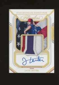 2023 Flawless Star Spangled Gold Jack Leither 3-Color Patch AUTO #10/10 - Picture 1 of 2