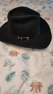 DYNAFELT "WATER REPELLENT FUR BLEND" Black Men's Cowboy HatWestern Express, Inc - Picture 1 of 7