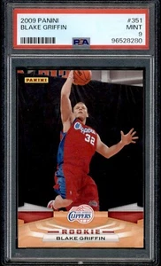 2009-10 Panini RC Blake Griffin #351 Oklahoma Sooners/Los Angeles Clippers PSA 9 - Imagen 1 de 2