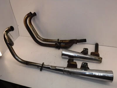 Silenciador completo 1980 Yamaha XS850S TUBOS DE ESCAPE 3J2-14710-02-00 - Imagem 1 de 4