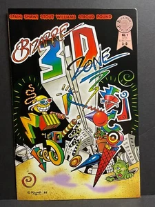 Bizarre 3-D Zone #1 1986 NM 3-D Series #5 High Grade Blackthorne Comic - Picture 1 of 2