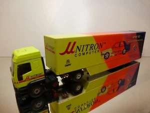 ELIGOR IVECO TRUCK + TRAILER - BMW NISSEN DTM '92 NITRON - 1:43 - GOOD CONDITION - Imagen 1 de 12