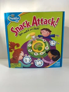 Thinkfun Jr. Snack Attack! Spin,Match & Stack Game- Kids 4 and Up- Pre-owned - Picture 1 of 12