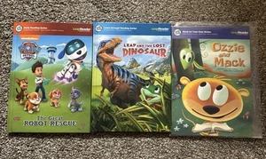 LeapFrog LeapReader Lot Of 3. Paw Patrol, Dinosaurs & Ozzie And Mack New! - Picture 1 of 1