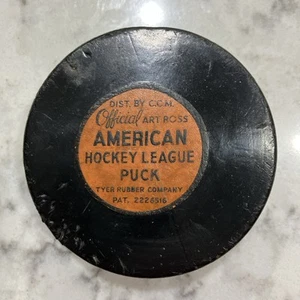 Vintage American Hockey League Puck CCM Art Ross Tyer - Bild 1 von 4