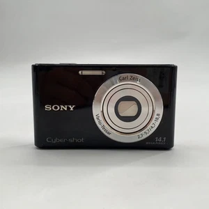 SONY Cyber-Shot DSC-W330 14.1 MP Digital Camera 4x Optical Zoom English Black - Picture 1 of 6