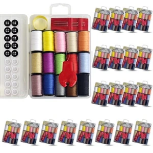 Mini Sewing Kit Portable Sewing Kit Portable Travel Sewing Box Kit for Adults... - Picture 1 of 8