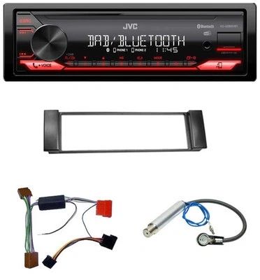 JVC Bluetooth USB DAB MP3 Autoradio für Audi A3 8L 00-03 A6 C5 00-04 Aktivsystem - Bild 1 von 4