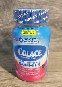 Colace Stool Softening Gummies Berry Flavor 60ct Exp 11/25 - Picture 1 of 6