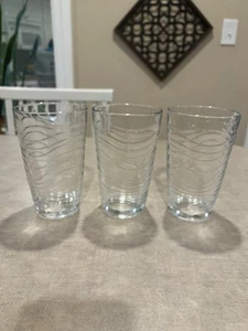 Libby Orbita Wave schwere Glasbecher - Vintage - klar - 2er Set - Bild 1 von 5