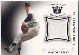2022 Sport Kings Volume 3 - GAYLORD PERRY - Game Worn Jersey Memorabilia - Picture 1 of 2