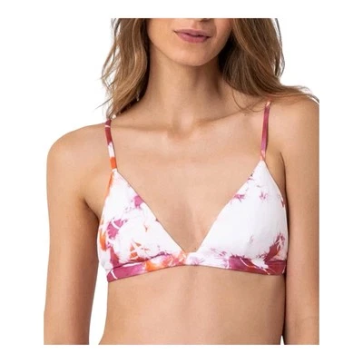 Top de bikini Maaji Elle Lollipop talla mediana rosa multicolor Foto 1 de 4