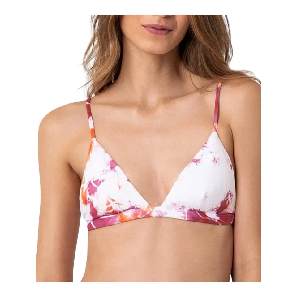Maaji Elle Lollipop Bikini Top Size Medium Pink Multicolor - Image 1 of 4