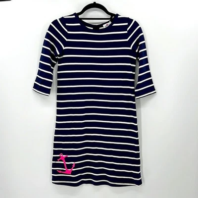 Vineyard Vines Girl's Anchor Embroidered Stripe Dress - Large - New with tags - Image 1 of 4