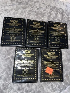 Paquetes sellados de fábrica de tarjetas de lucha libre WCW 5-1991 - Imagen 1 de 2
