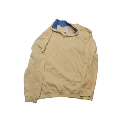 CUTTER AND BUCK YELLOW 1/2 ZIP PULLOVER TOP SZ:2XT   - Image 1 of 4