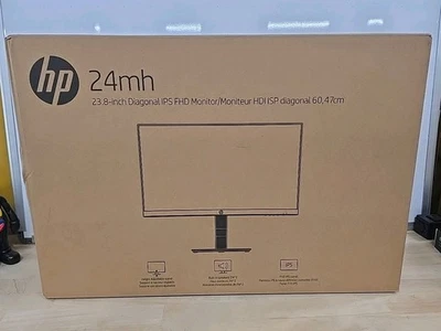 HP 24mh 23.8" FHD IPS LED Monitor Jet Black New Sealed - Image 1 of 4