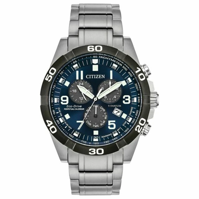 Citizen BL5558-58L Eco-Drive Quartz with Titanium Strap - Silver