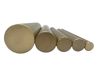 Brass Round Bar Brass Rod CW614N MS58 Ø30 to Ø50 / Length 20mm to 1000mm - Image 1 of 4