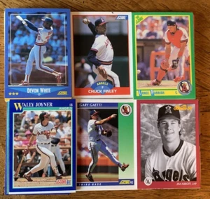 89 Different Los Angeles Angels Anaheim Score Cards Near Mint Joyner Finley Plus - Picture 1 of 7