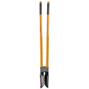 47 in. L Wood Handle Carbon Steel Post Hole Digger with Grip - Picture 1 of 7