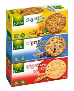 Gullon Digestive Mix Biscotti Avena e Cioccolato Fondente, Muesli e Meno Grassi - Picture 1 of 1